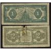 Image 2 : Dominion of Canada $1 & $2, 1923 Pair