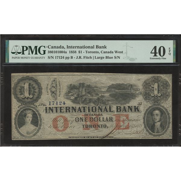 International Bank $1, 1858
