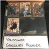 Image 2 : VANCOUVER GRIZZLIES BOOK/ ROOKIE CARD LOT