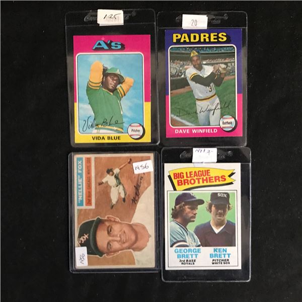 VINTAGE BASEBALL STARS CARD LOT