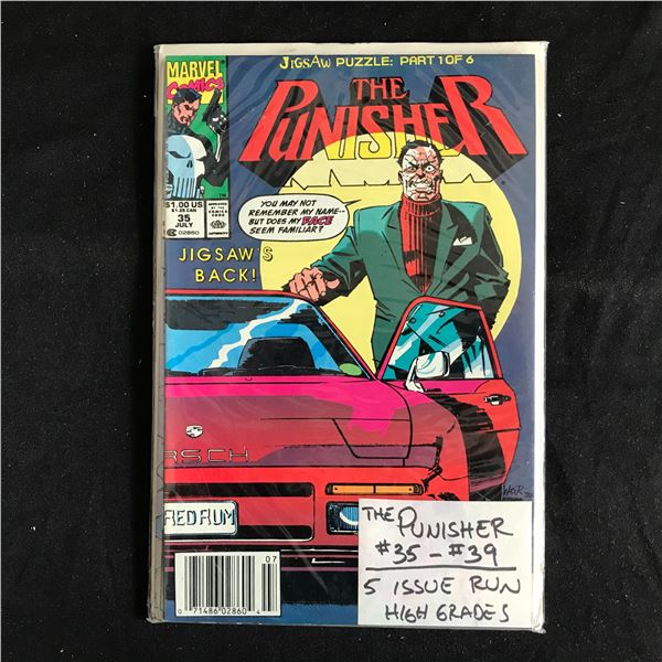 THE PUNISHER #35-39 (MARVEL COMICS)