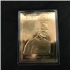 Image 1 : 22KT Gold Star Trek Trading Card Commander Spock