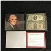 Image 1 : USA $2 AND $5 RED SEAL NOTES COMPLETE WITH BINDER AND CERTIFICATE