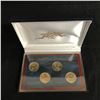 Image 1 : USA 2007 GOLDEN PRESIDENTIAL PROOF DOLLAR SET COMPLETE WITH CASE