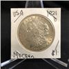 Image 1 : 1921 D  USA MORGAN SILVER DOLLAR .900 SILVER