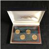 Image 2 : USA 2008 GOLDEN PRESIDENTIAL PROOF DOLLAR SET COMPLETE WITH CASE