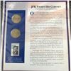 Image 2 : JFK NAMES HIS CABINET COIN & STAMP SET