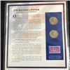 Image 2 : JFK BECOMES OF A FATHER COIN & STAMP SET