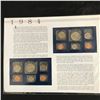 Image 2 : USA 1984  COIN AND STAMP SET COMPLETE WITH INFO CARD