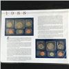 Image 2 : USA 1988  COIN AND STAMP SET COMPLETE WITH INFO CARD