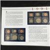 Image 2 : USA 1991  COIN AND STAMP SET COMPLETE WITH INFO CARD