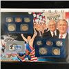 Image 1 : USA 2000  COIN AND STAMP SET COMPLETE WITH INFO CARD