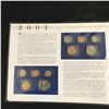 Image 2 : USA 2001  COIN AND STAMP SET COMPLETE WITH INFO CARD