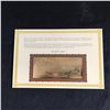 Image 2 : 1934  REPLICA  $100,000 GOLD CERTIFICATE  WITH COMPLETE INFO CARD