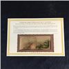 Image 1 : 1890  REPLICA  $1000 TREASURY NOTE SOLD FOR WORLD RECORD $2.555 MILLION   WITH COMPLETE INFO CARD