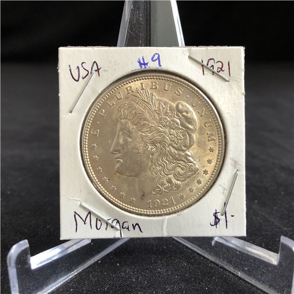 1921 USA MORGAN SILVER DOLLAR (SAN FRANCISCO MINTED)