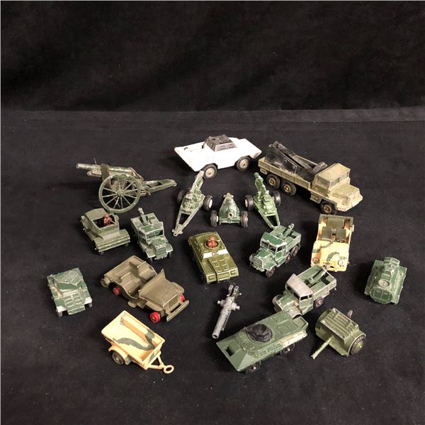 VINTAGE MILITARY TOY VEHICLES