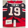 Image 1 : JONATHAN TOEWS AUTOGRAPHED CHICAGO BLACKHAWKS REVERSE RETRO ADIDAS JERSEY (FRAMEWORTH COA)