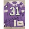 Image 1 : CAREY PRICE AUTOGRAPHED MONTREAL CANADIENS "HOCKEY FIGHTS CANCER" ADIDAS JERSEY (FRAMEWORTH COA)