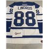 Image 1 : ERIC LINDROS AUTOGRAPHED TORONTO MAPLE LEAFS CCM JERSEY (FRAMEWORTH COA)