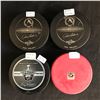 Image 2 : (4X) NHL AUTOGRAPHED HOCKEY PUCK