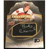 Image 1 : 2015-16 Upper Deck Trilogy Tryptichs #T-PHI1 Bobby Clarke Hard Signed 60/60