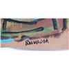 Image 3 : ABSTRACT PAINT ON PAPER SIGNED SALVADOR