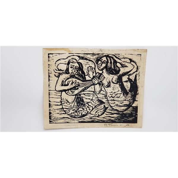 RUFINO TAMAYO 1899-1991 MEXICO GOUACHE ON PAPER SIGNED