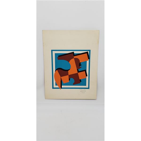 CARLOS MERIDA 1973 ABSTRACT