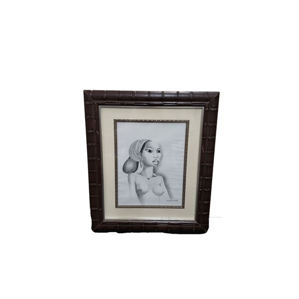 MIGUEL COVARRUBIAS PENCIL ON PAPER SIGNED