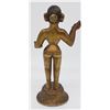 Image 4 : BRASS FIGURE OF RADHA BENGAL INDIA 18TH CENTURY