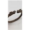 Image 5 : ANTIQUE DOUBLE HEADED SILVER CHINESE BRACELET