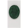 Image 1 : VINTAGE GREEN MALACHITE MEDALLION