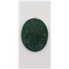 Image 3 : VINTAGE GREEN MALACHITE MEDALLION