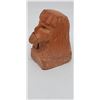 Image 2 : RED CLAY BUST SCULPTURE UNKNOWN ARTIST SIGNED