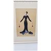 Image 2 : ERTE ORIGINAL HANDPAINTED WATERCOLOR ON PAPER