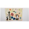 Image 1 : JOAN MIRO ORIGINAL WATERCOLOR AND GOUACHE ON PAPER