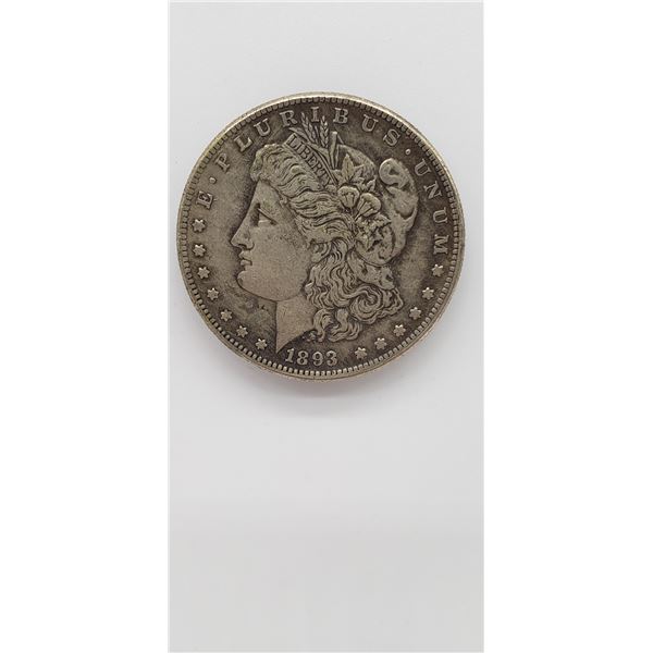 1893 CARSON CITY MORGAN SILVER DOLLAR