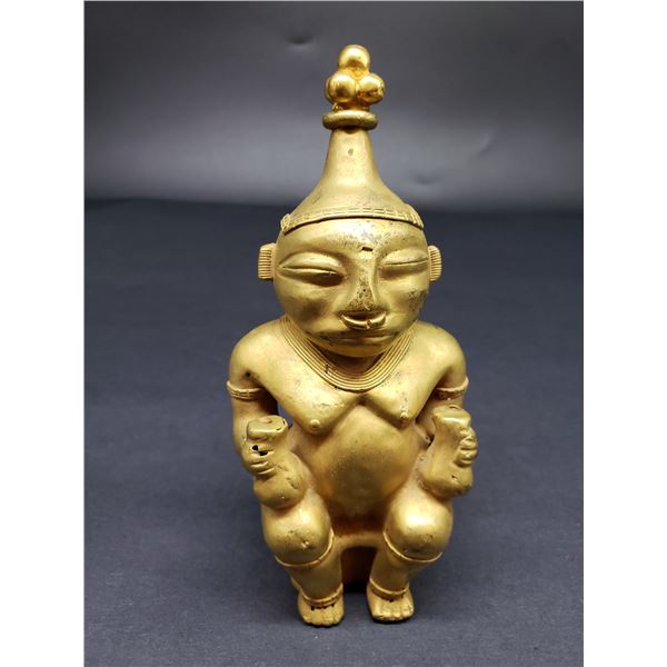 RARE COLUMBIAN TAIRONA GOLD COPPER GOD