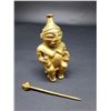 Image 3 : RARE COLUMBIAN TAIRONA GOLD COPPER GOD