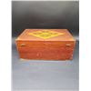 Image 3 : ANTIQUE PARQUERTY SEWING BOX
