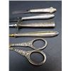 Image 2 : 6 ANTIQUE STERLING SILVER SERVING PIECES