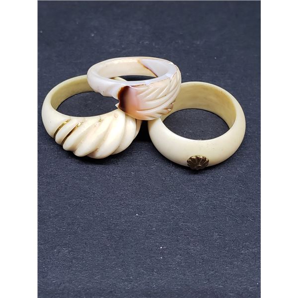 3 BONE RINGS