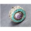 Image 4 : TURQUOISE STERLING SILVER RING