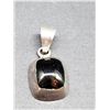 Image 1 : ONYX STERLING SILVER PENDANT