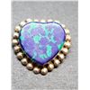 Image 1 : STERLING SILVER HEART PIN/PENDANT