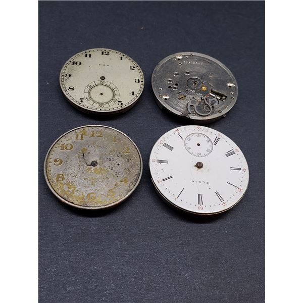 SET OF 4 ELGIN WATCHES