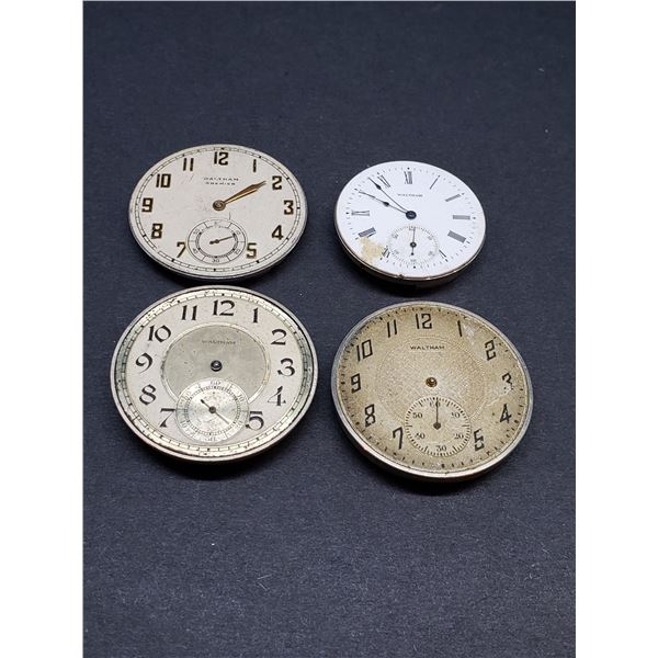 SET OF 4 WALTHAM WATCHES