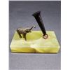 Image 1 : MINIATURE BRONZE & MARBLE DESK SET