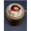 Image 1 : FRENCH HANDPAINTED PORCELAIN BOX
